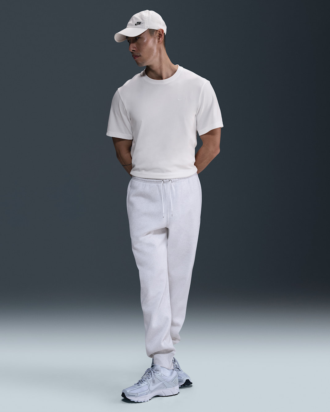 Pantalon de jogging Nike Club pour homme - Birch Heather/Blanc/Blanc