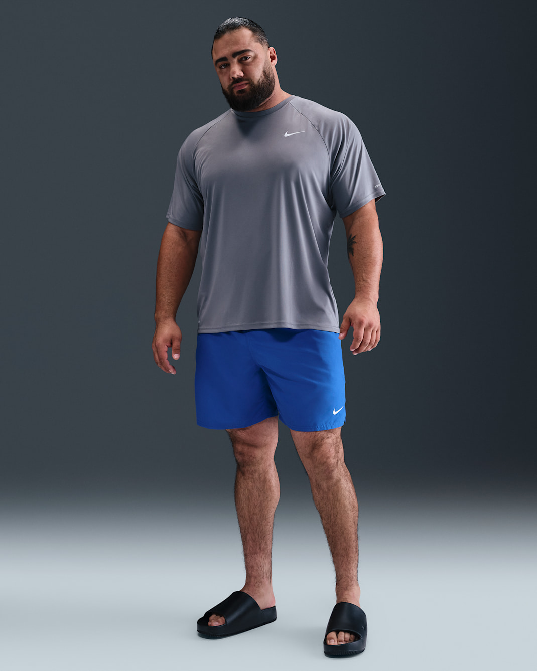 Nike Swim Breaker Essential Men's 7" Brief-Lined Volley Short (Big & Tall) - Game Royal