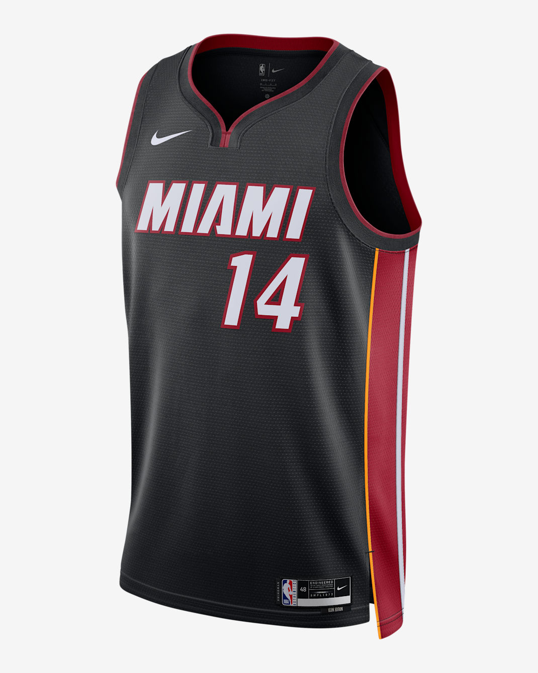 Miami Heat Icon Edition Men's Nike Dri-FIT NBA Swingman Jersey - Black