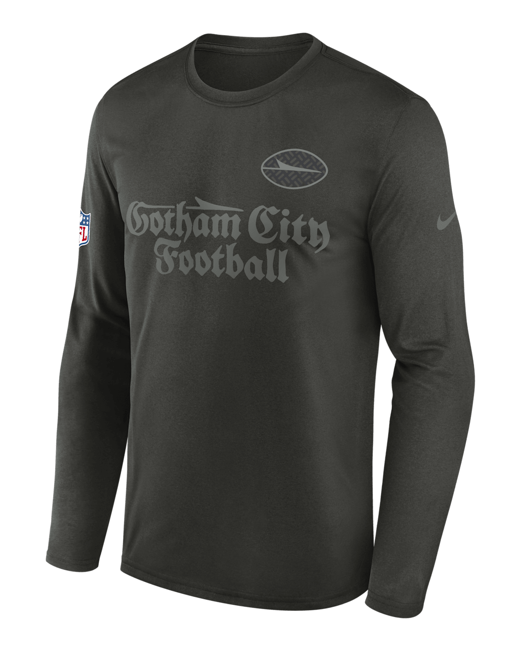 New York Jets Rivalries Collection Sideline Legend Small Logo Men's Nike Dri-FIT NFL Long-Sleeve T-Shirt - Green