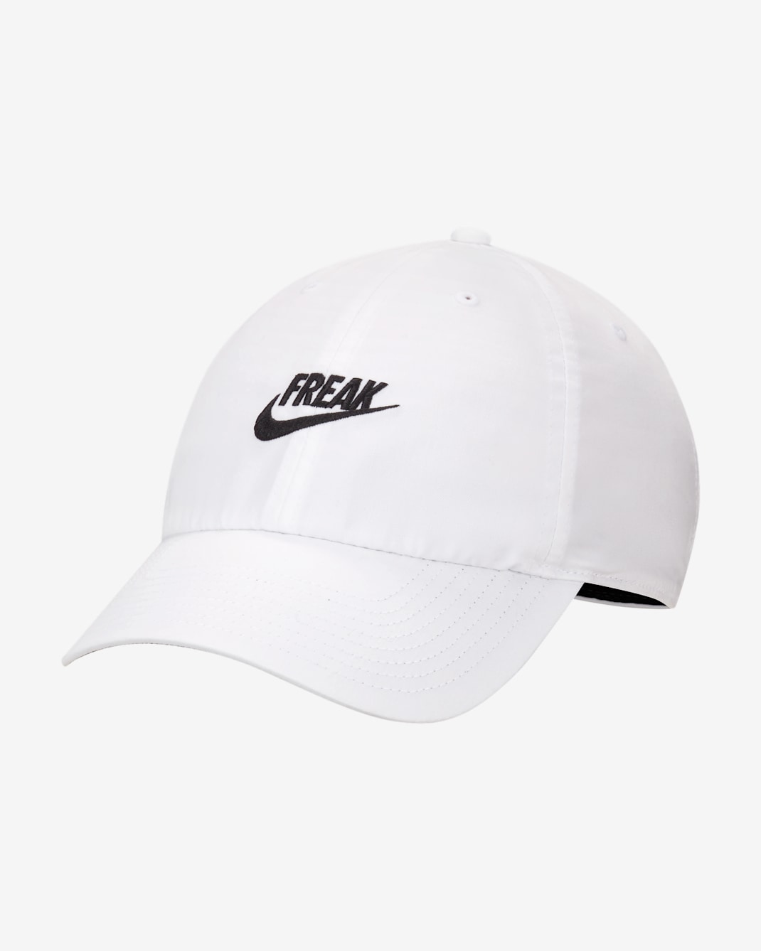 Giannis Antetokounmpo Nike Dri-FIT Club Unstructured 'Freak' Cap - White/Black