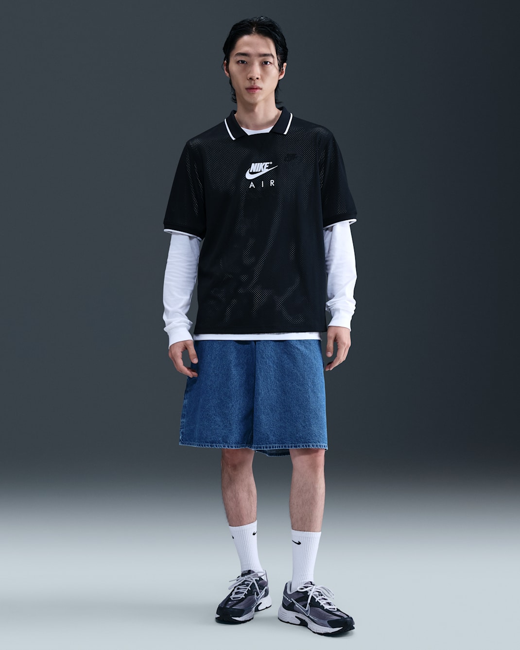 ナイキ メンズ デニム ショートパンツ - ジムブルー