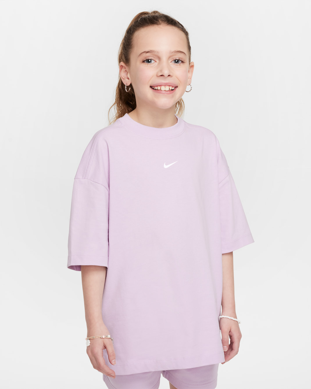 Playera oversized para niña talla grande Nike Sportswear - Muñeca