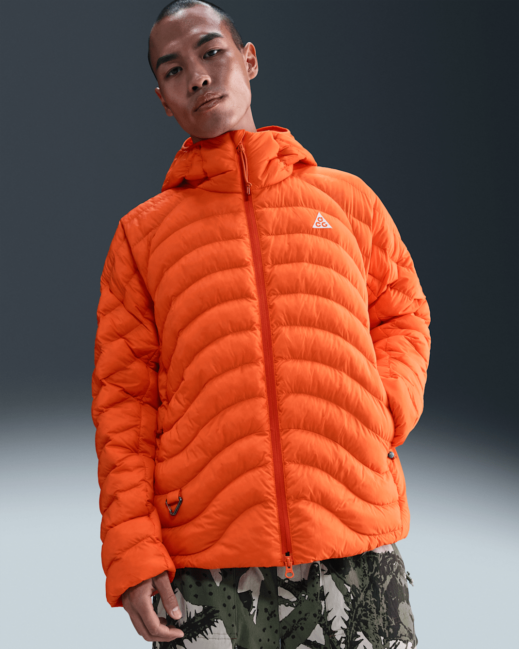 Nike ACG 'Lava Flow' Men's Therma-FIT ADV Jacket - Safety Orange/Safety Orange/Safety Orange/Summit White