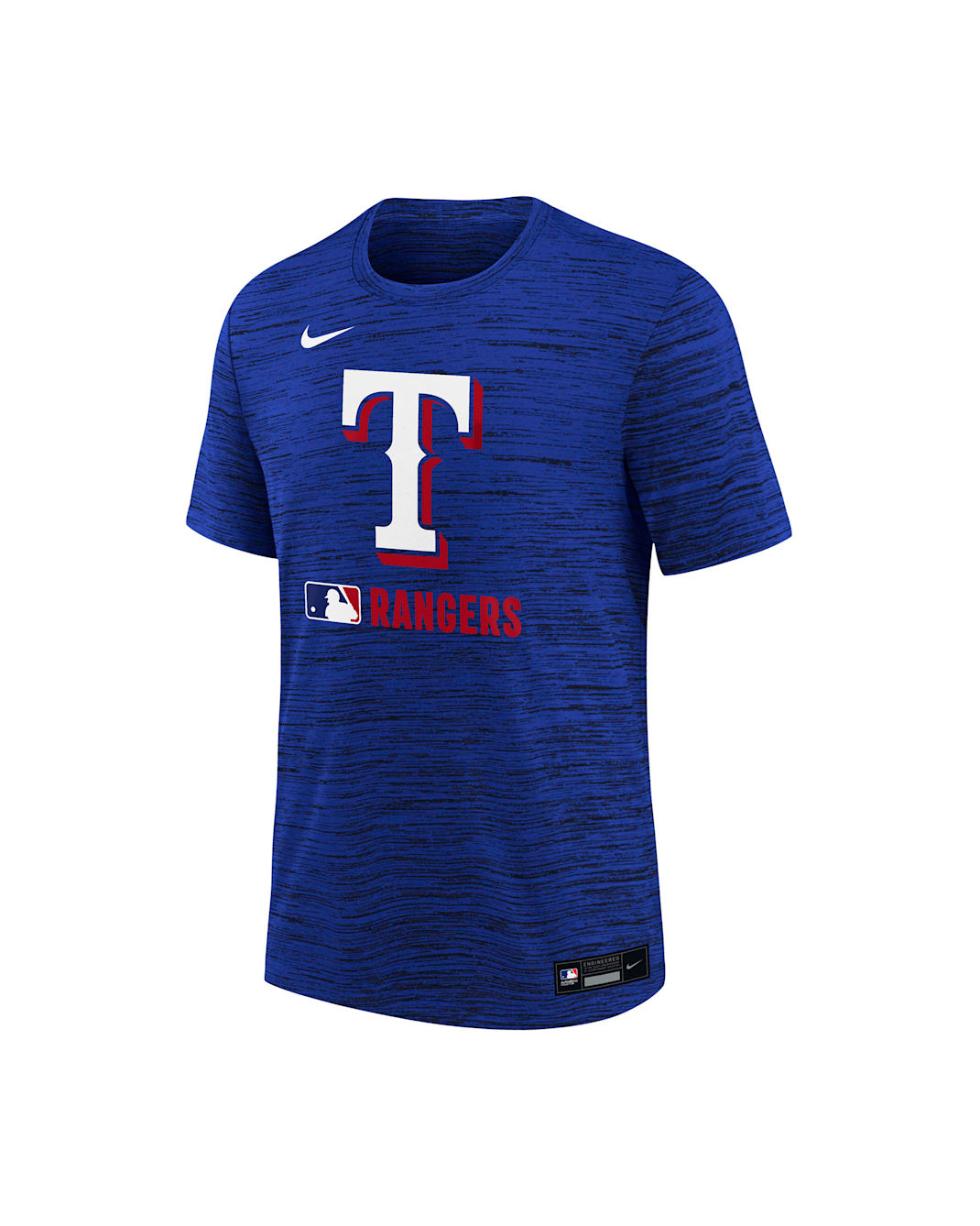 Playera Nike Dri-FIT de la MLB para niños talla grande Texas Rangers Authentic Collection Velocity - Royal