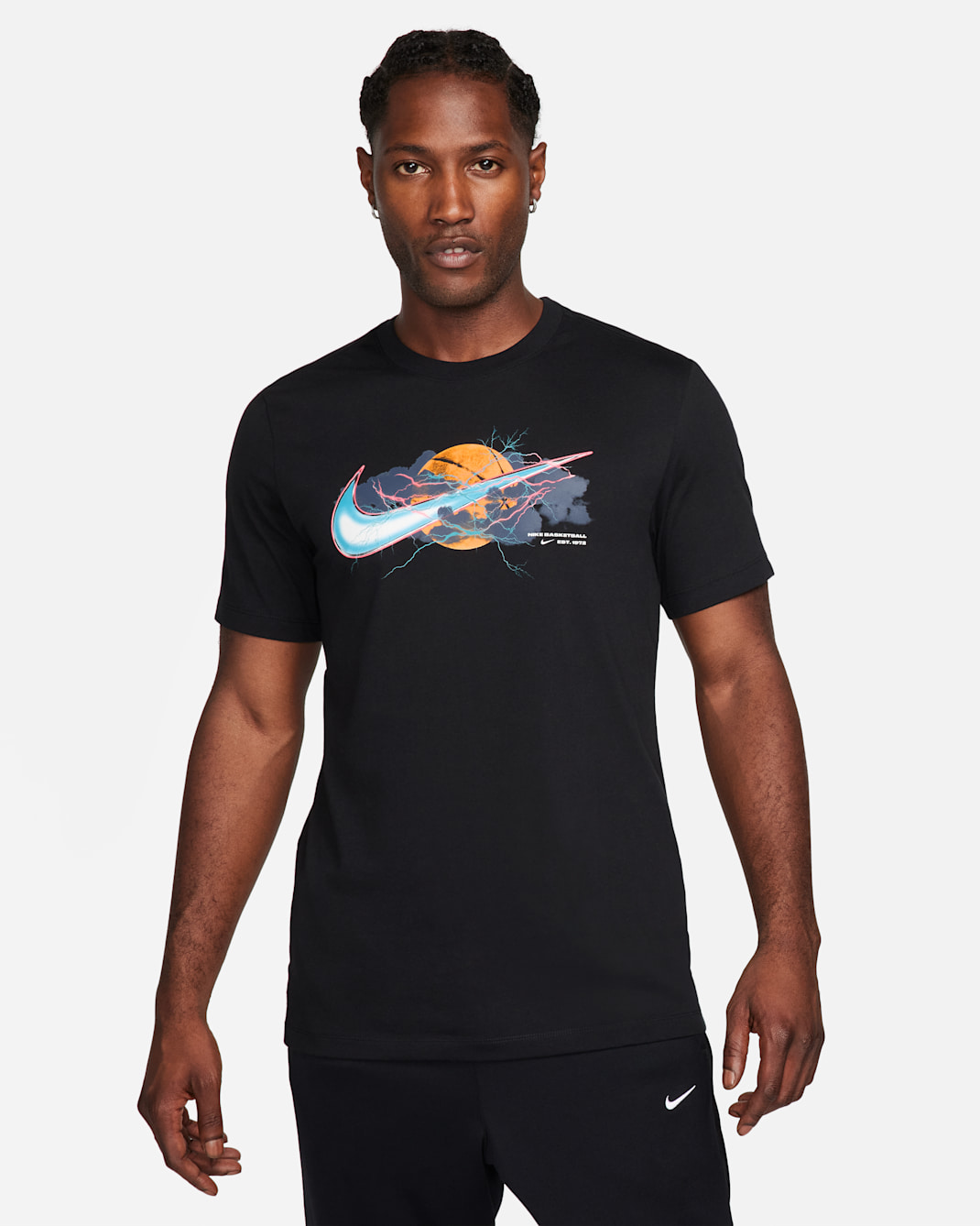 Nike Swoosh Men's T-Shirt - Black