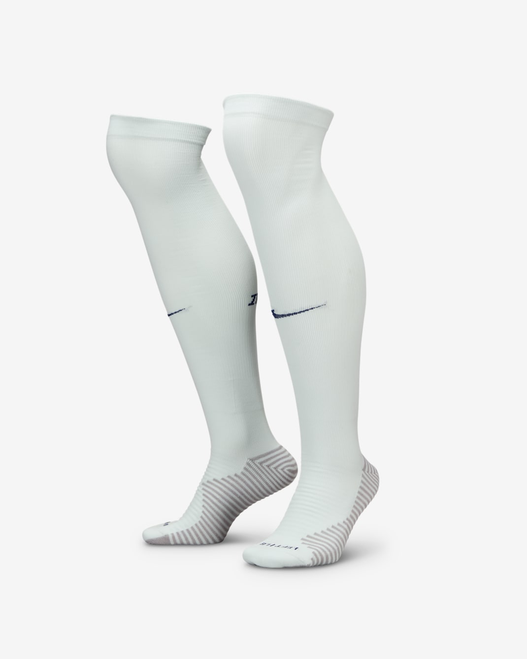 Knælange Inter Milan Strike Away Nike Dri-FIT-fodboldstrømper - Ghost Aqua/Blue Void