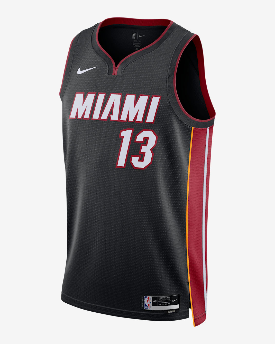 Miami Heat Icon Edition Men's Nike Dri-FIT NBA Swingman Jersey - Black