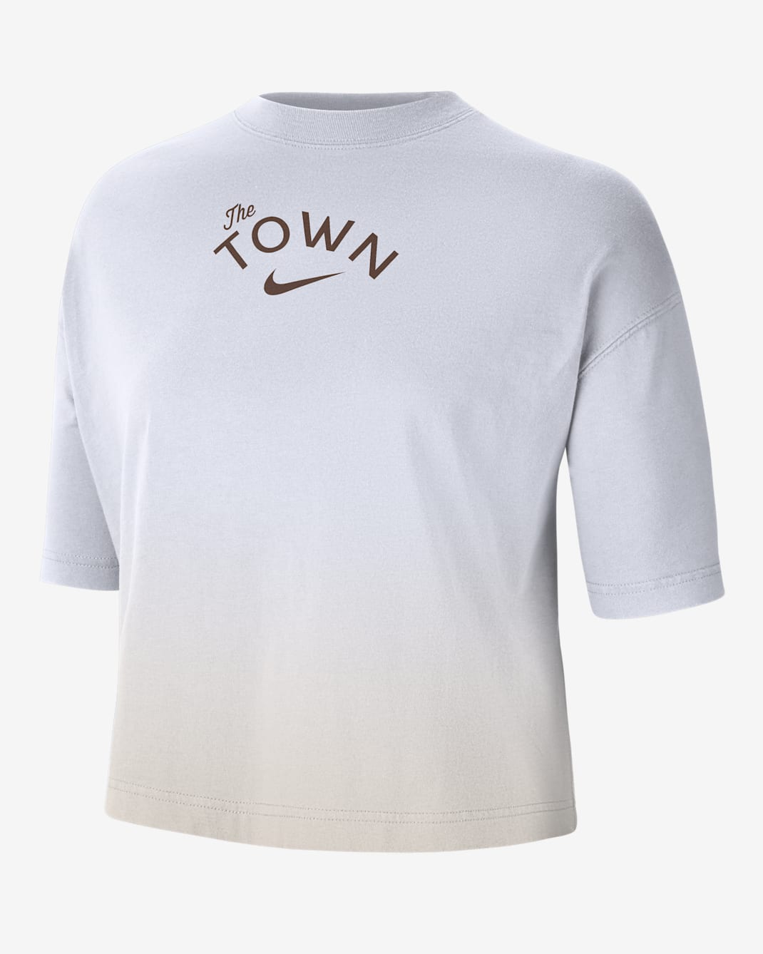 Golden State Warriors Courtside City Edition Premium Women's Nike NBA Boxy T-Shirt - White