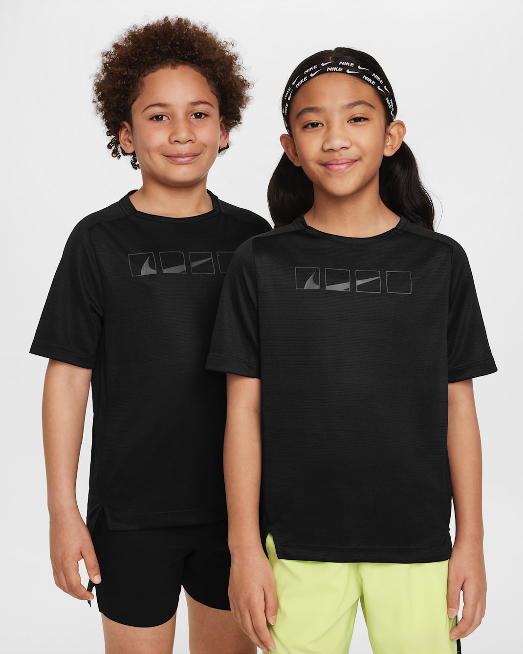 Nike Multi Tech Samarreta de màniga curta Dri-FIT - Nen - Negre/Negre