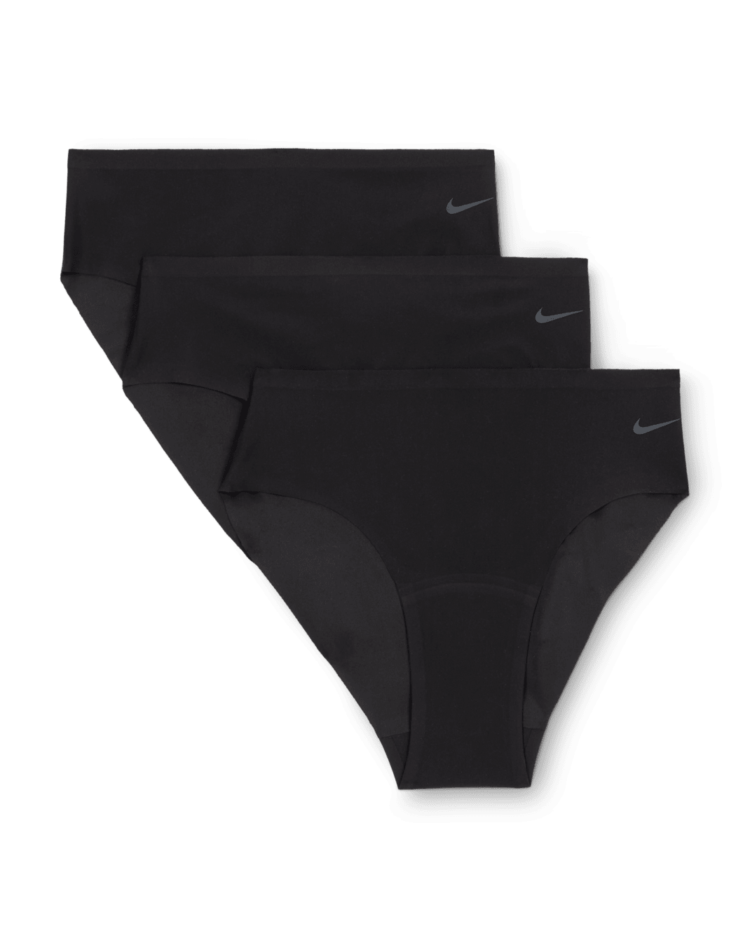 Slip Nike Leak Protection: Period (confezione da 3) – Bambina/Ragazza - Nero/Cool Grey