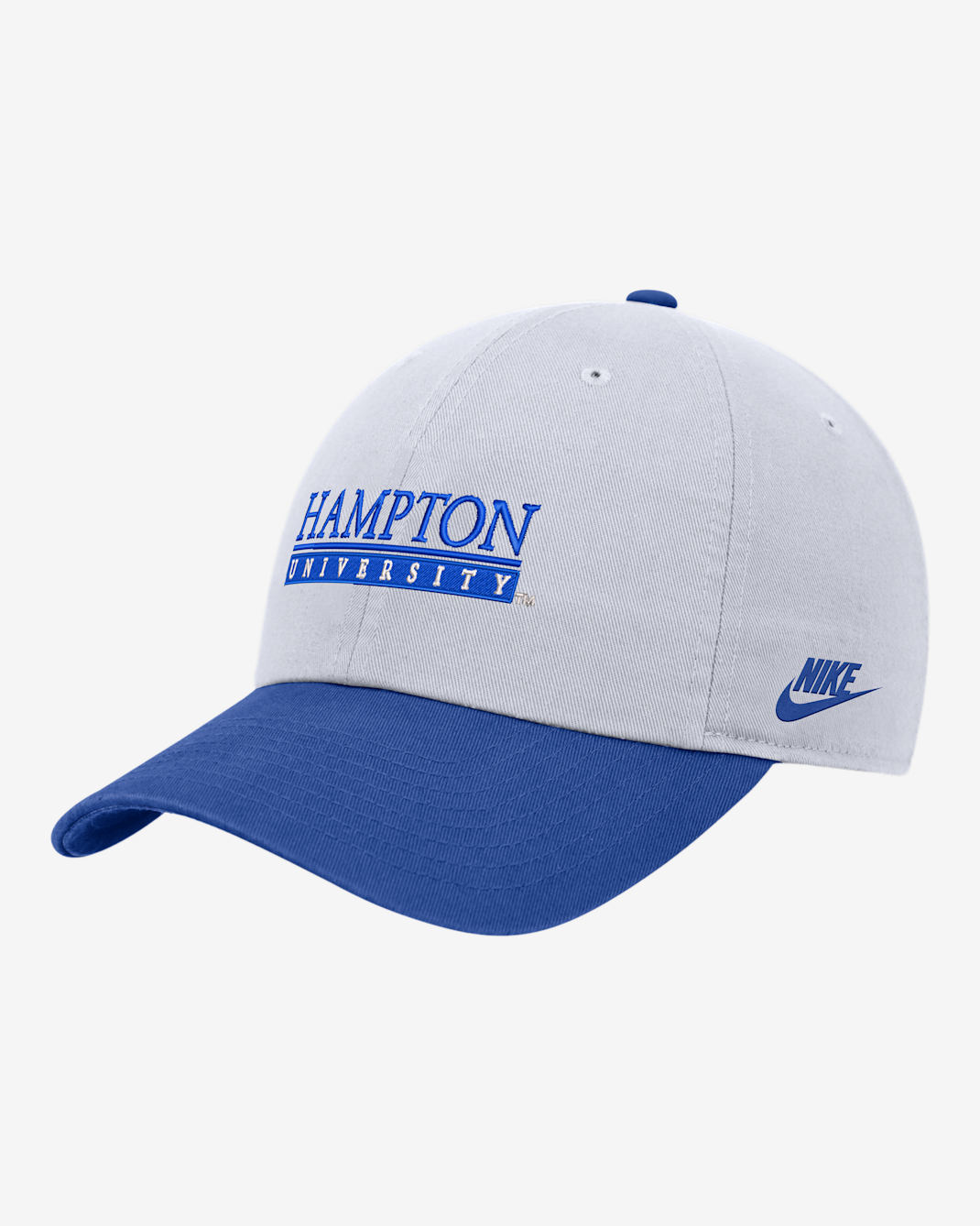 Hampton Nike College Adjustable Cap - White