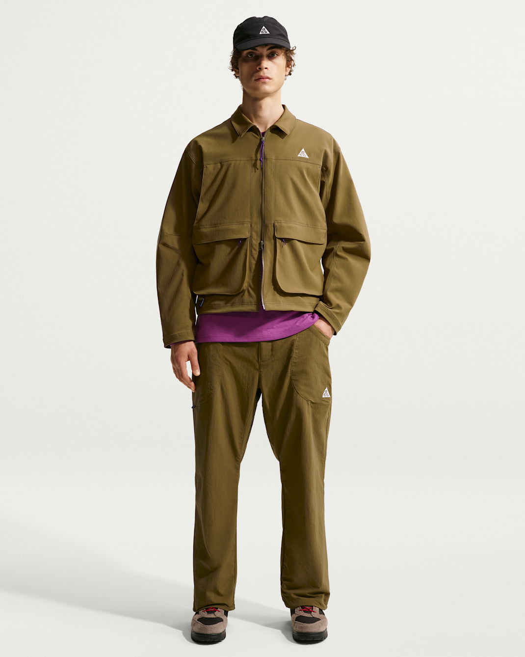 Nike ACG 'Dolomiti' Men's Trousers - Olive Flak/Black/Summit White
