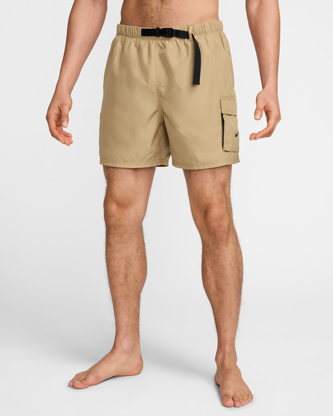 Nike Swim Voyage Men's 5" Brief-Lined Cargo Shorts - Parachute Beige
