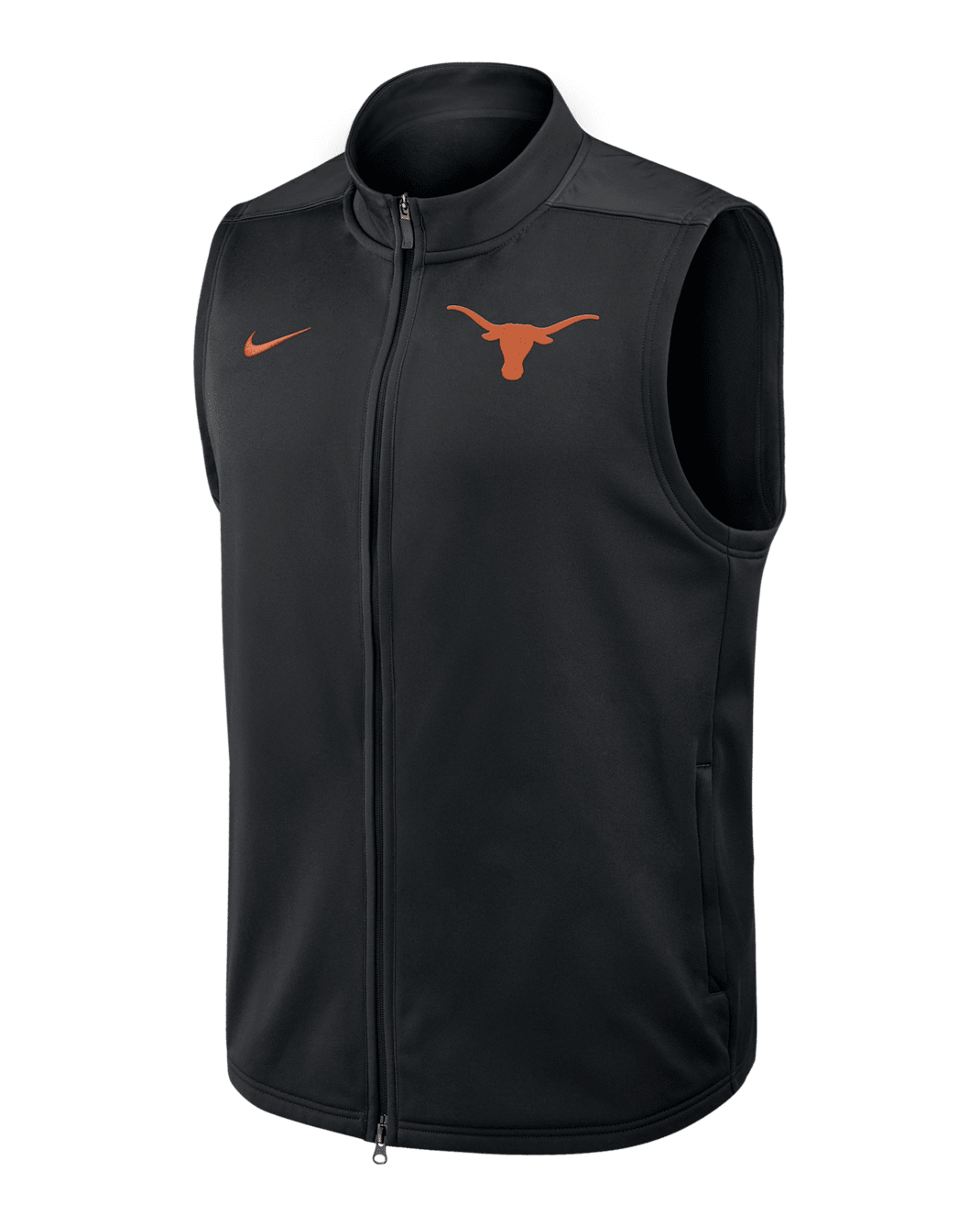 Texas Victory Men's Nike Therma-FIT College Full-Zip Vest - Black