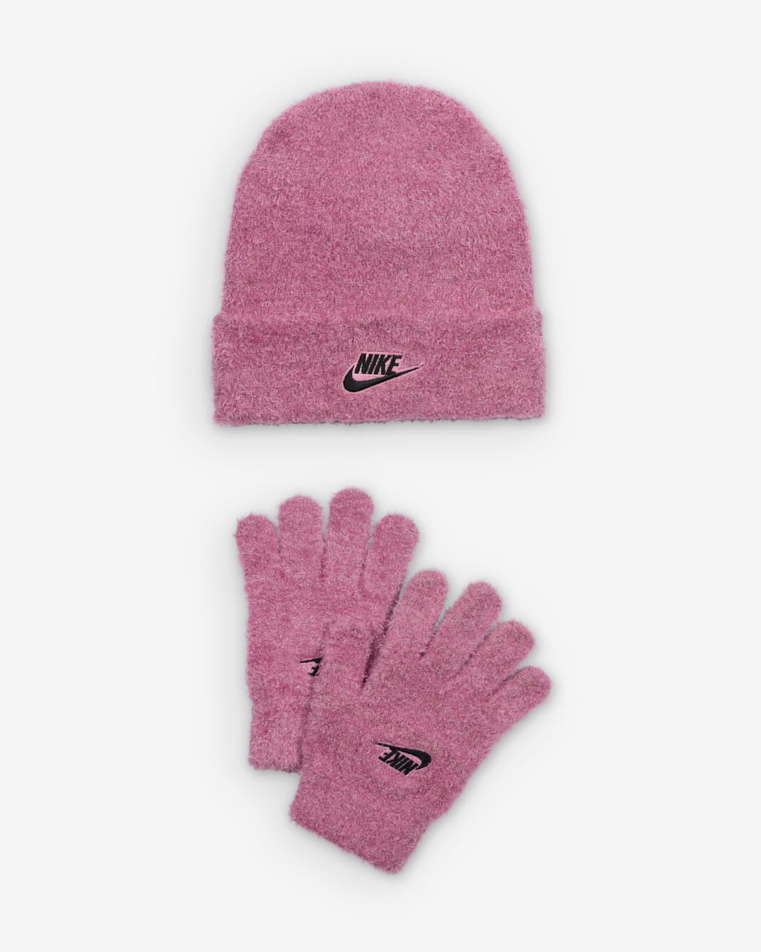 Conjunto de gorro de dos piezas Twinkle Cozy Apex para niño talla grande Nike - Flamenco mágico