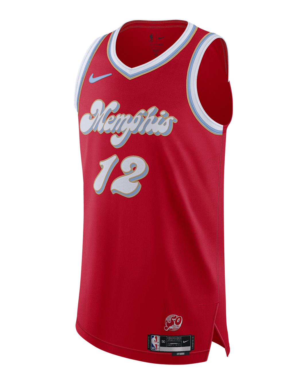 Ja Morant Memphis Grizzlies 2024/25 City Edition Men's Nike Dri-FIT ADV NBA Authentic Jersey - University Red