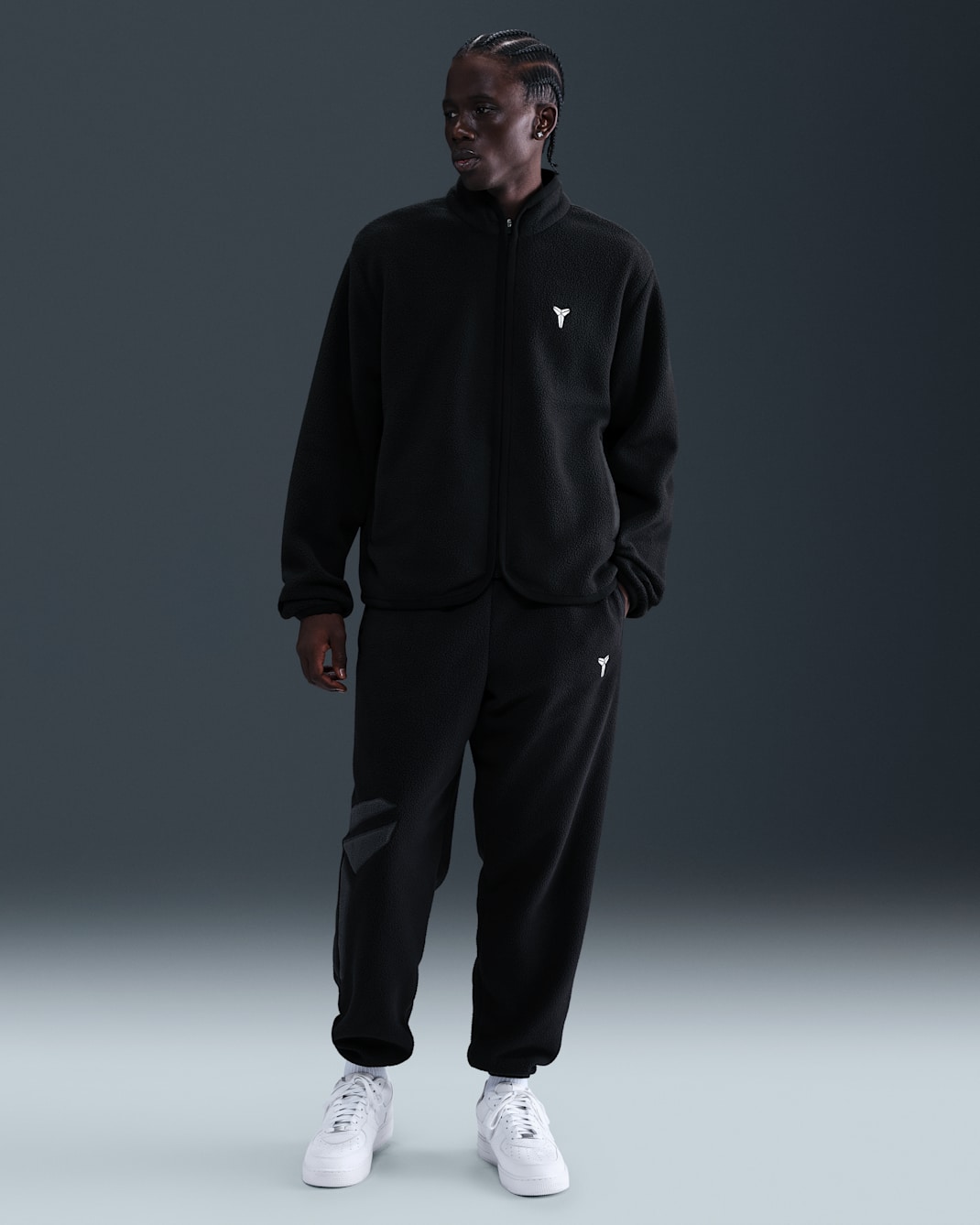 Pantalon d'hiver Kobe pour homme - Noir/Anthracite/Blanc