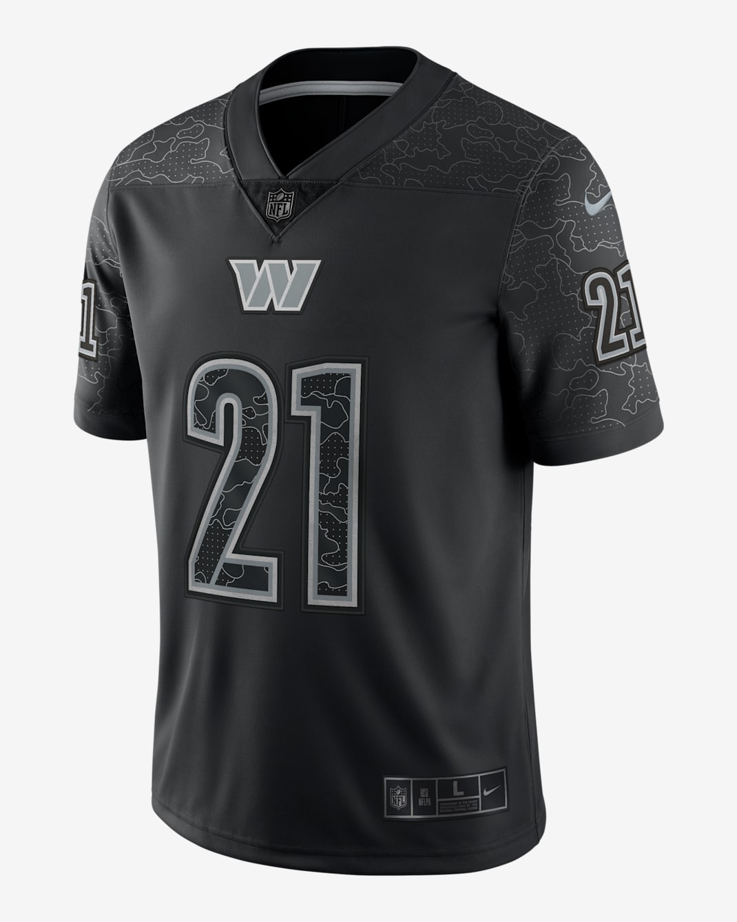 NFL Washington Commanders RFLCTV (Sean Taylor) Men's Fashion Football Jersey - Black
