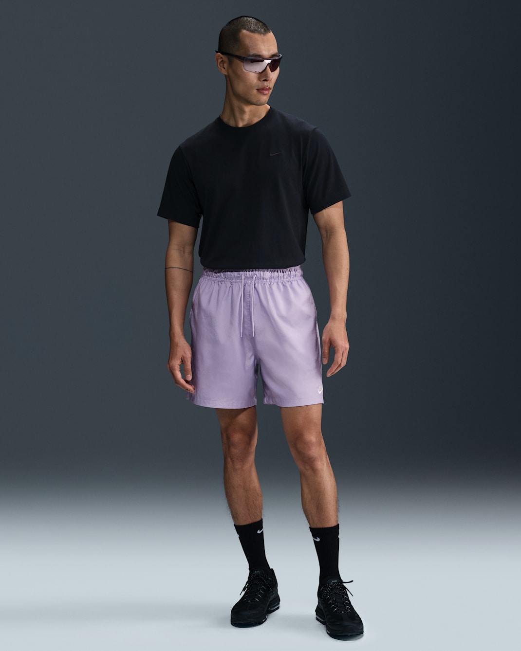 Shorts de tejido Woven Flow para hombre Nike Club - Hortensias/Blanco