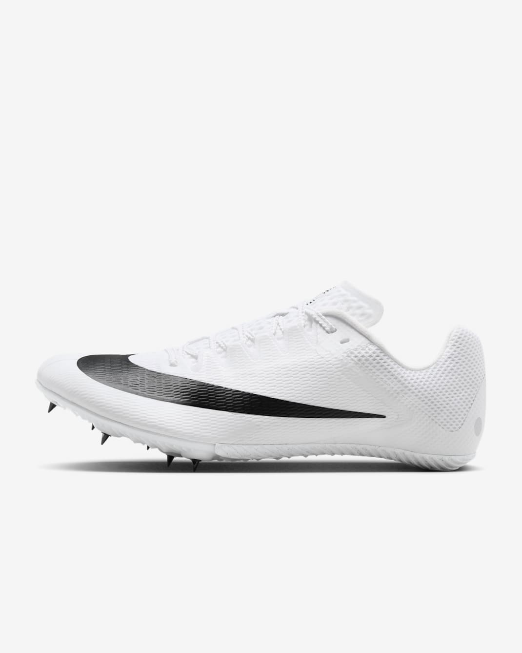 Nike Zoom Rival Sprint Track & Field Sprinting Spikes - White/Metallic Silver/Black