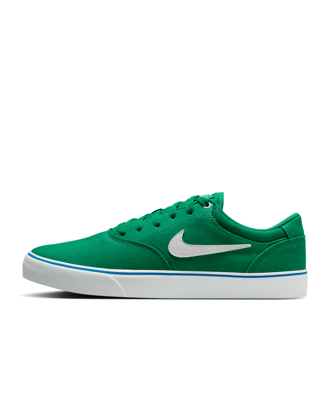 Nike SB Chron 2 Canvas Skate Shoe - Malachite/Malachite/Star Blue/Summit White