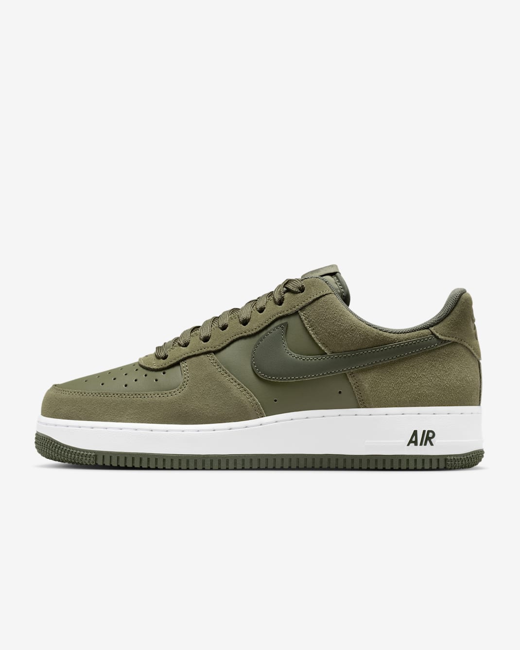 Buty męskie Nike Air Force 1 '07 LV8 - Medium Olive/Biel/Cargo Khaki