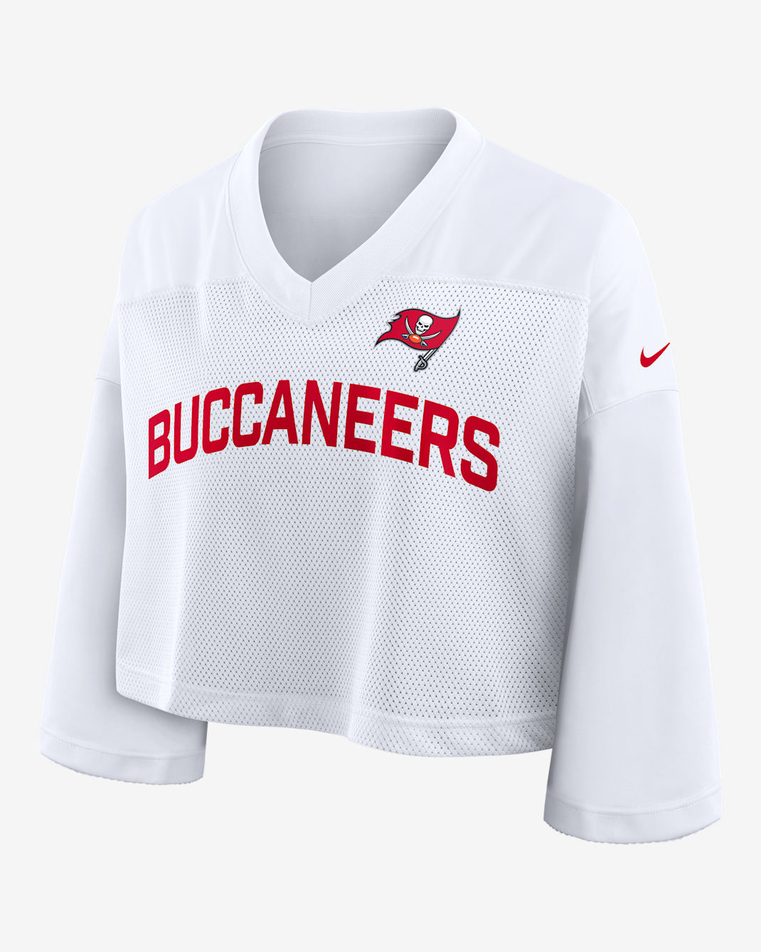 Tampa Bay Buccaneers Wide Receiver Jersey Fashion Women's Nike Dri-FIT NFL Cropped Top - White