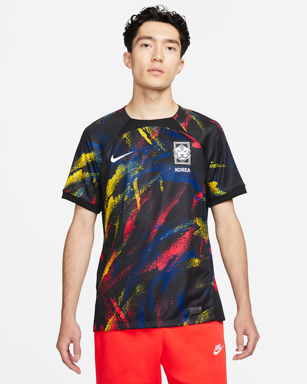 Korea 2022/23 Stadium Away Men's Nike Dri-FIT Football Shirt - Black/White