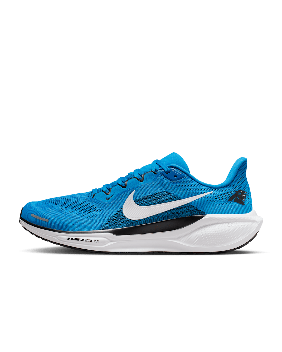Carolina Panthers Pegasus 41 Men's Nike NFL Road Running Shoes - Neptune Blue/Black/White