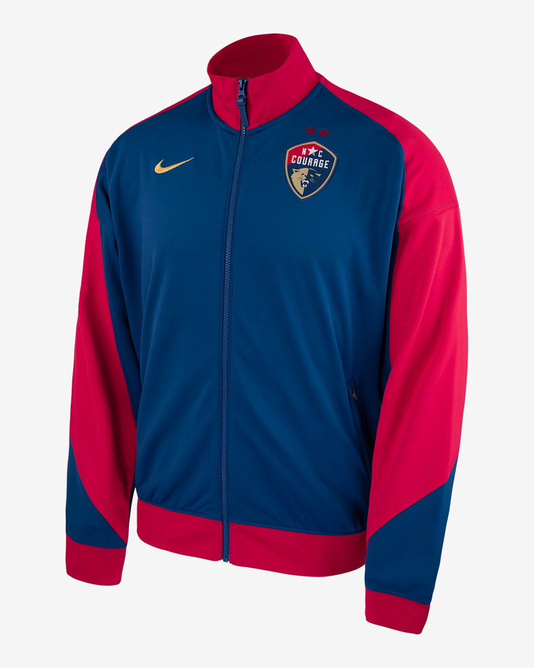 North Carolina Courage Nike NWSL Anthem Jacket - Very Berry/Gym Blue