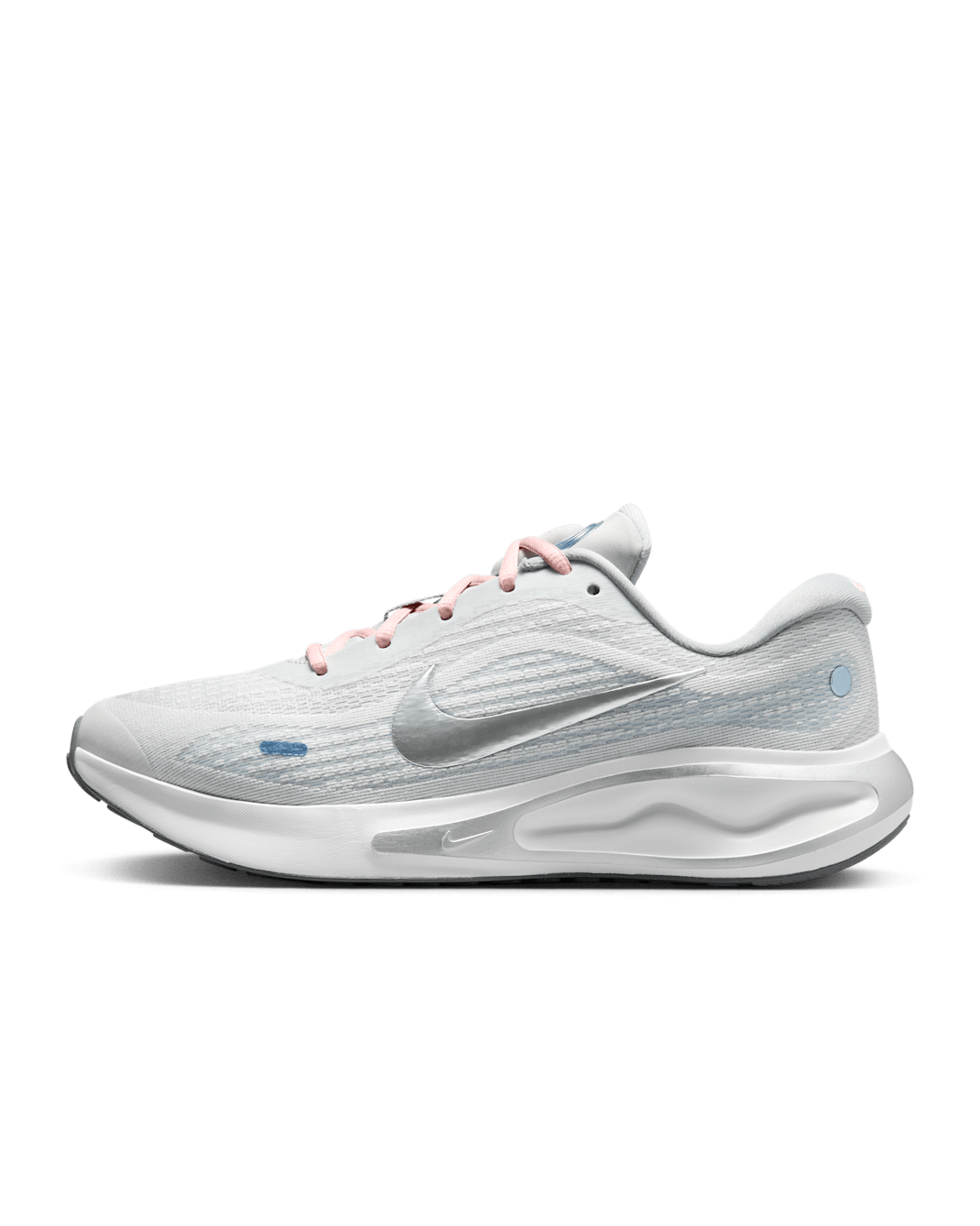 Tenis de correr en pavimento para mujer Nike Journey Run - Polvo fotón/Gris azulado/Gris humo claro/Peltre metalizado
