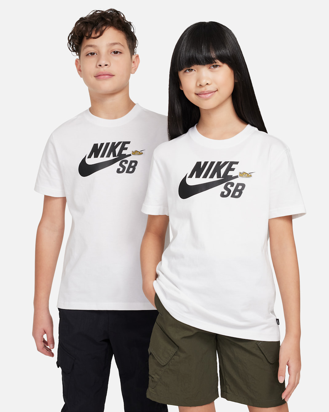 Nike SB Older Kids' T-Shirt - White