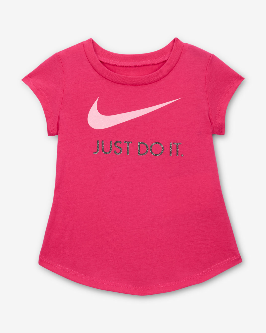T-shirt Nike Swoosh « Just Do It » pour bébé (12-24 mois) - Hyper Pink