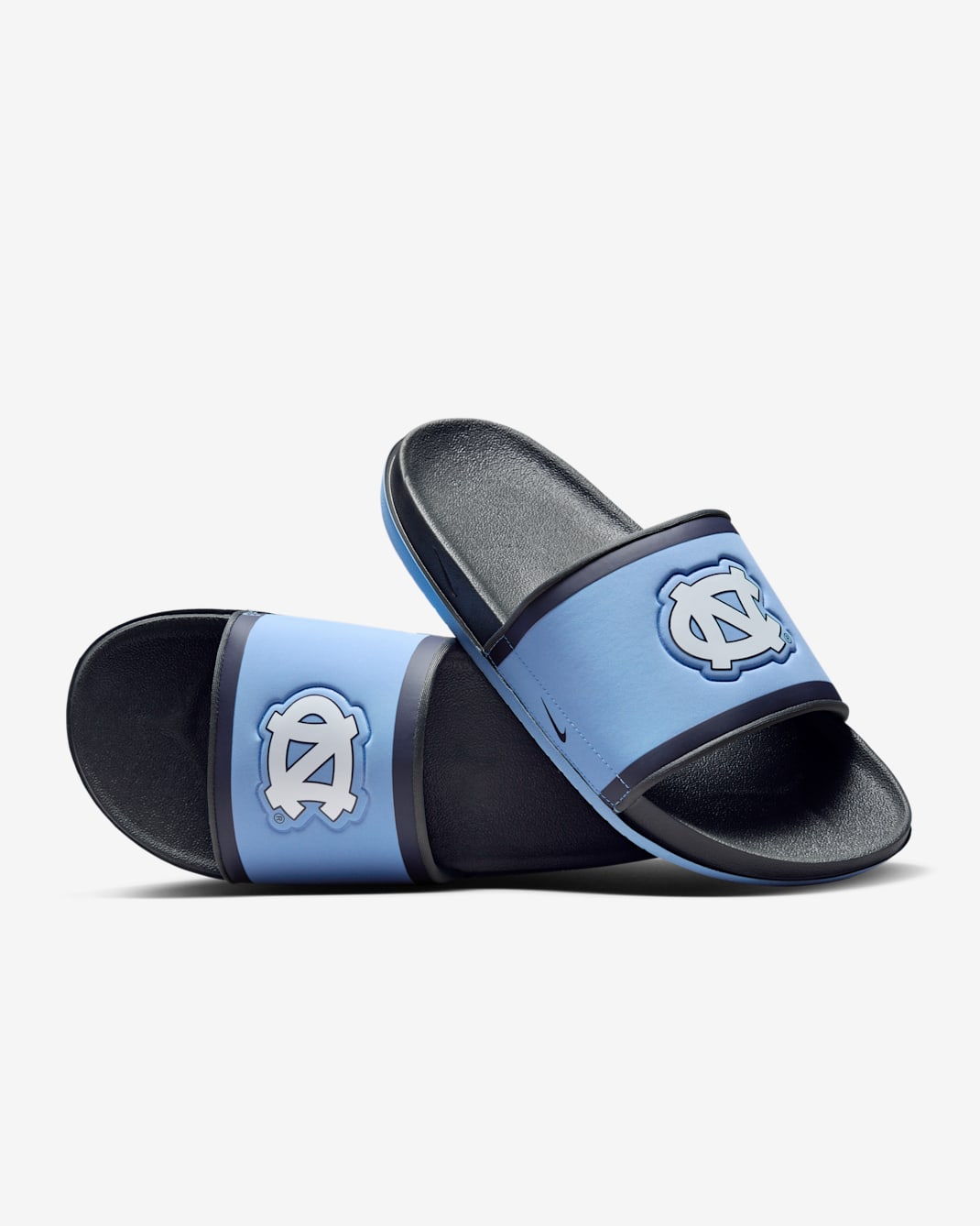 Nike College Offcourt (UNC) Slides - Valor Blue/Dark Smoke Grey/College Navy