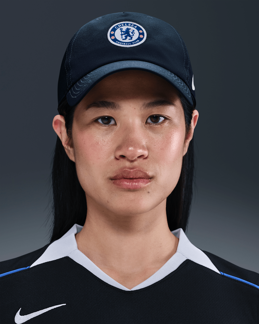 Chelsea F.C. Club Nike Soccer puha sapka - Obsidian/Fehér/Fehér