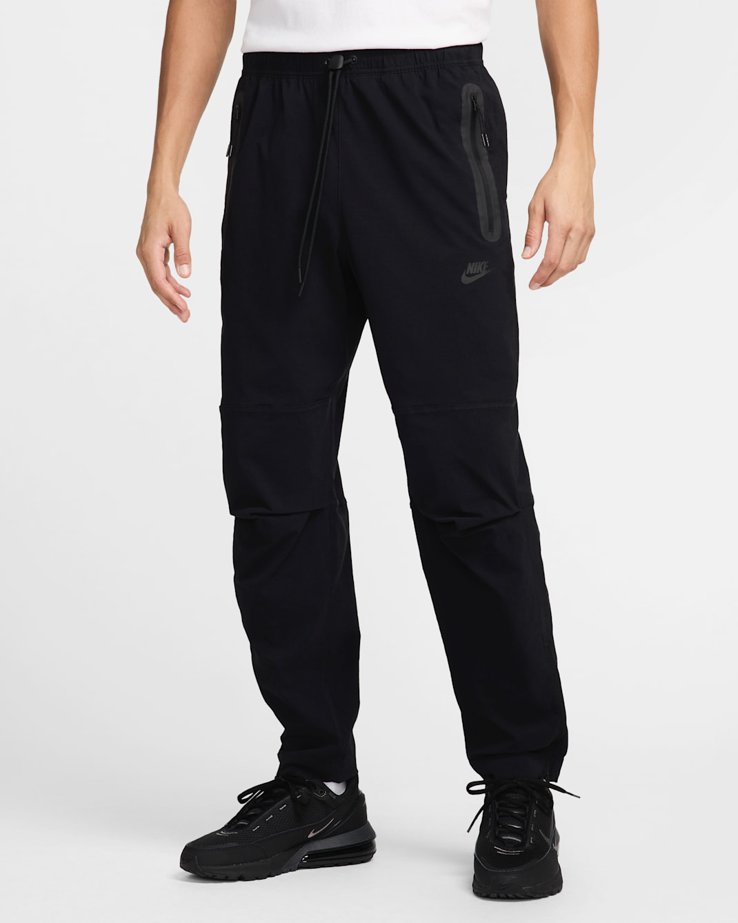 Calças entrançadas Nike Tech para homem - Preto/Preto