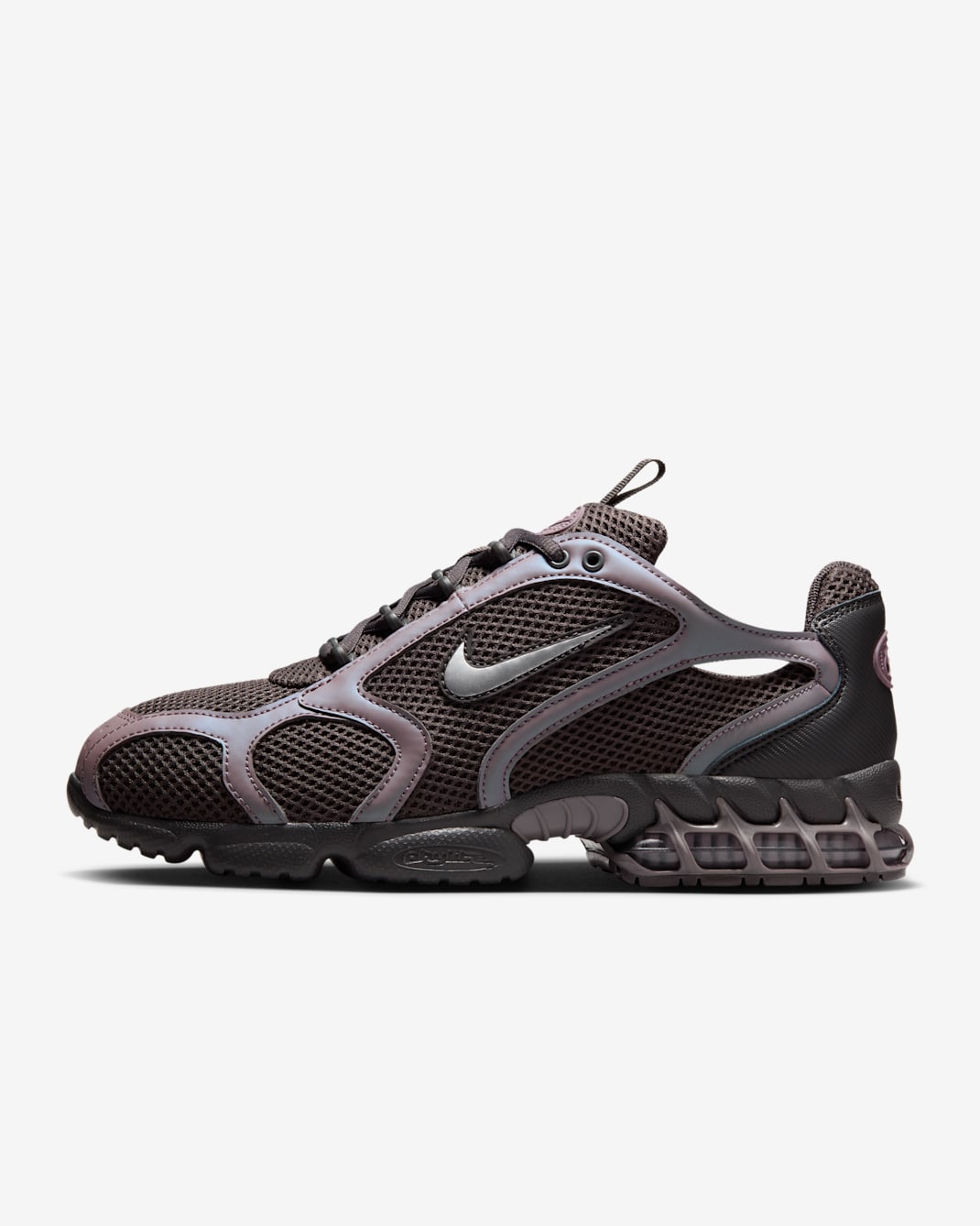 Nike Air Zoom Spiridon Cage 2 男鞋 - Medium Ash/Taupe Grey/Cave Stone/Metallic Silver
