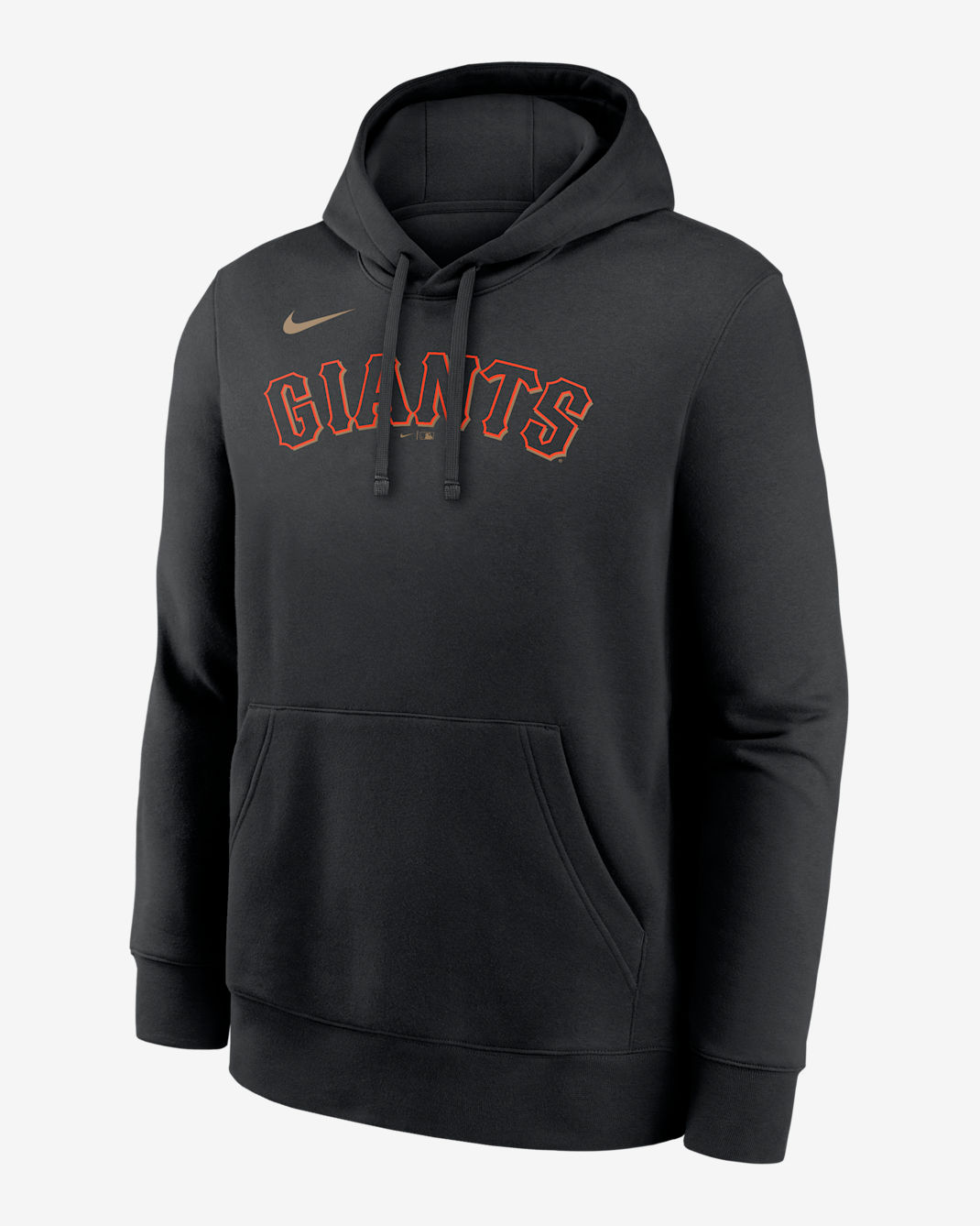 San Francisco Giants Club Men's Nike MLB Pullover Hoodie - Black