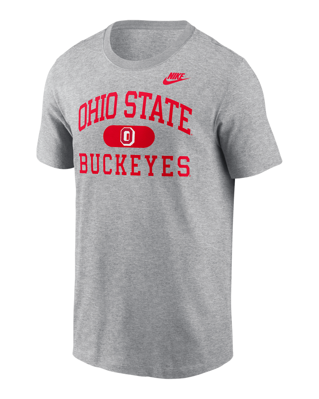 Playera universitaria Nike para hombre Ohio State Legacy Alma Mater - Gris oscuro jaspeado