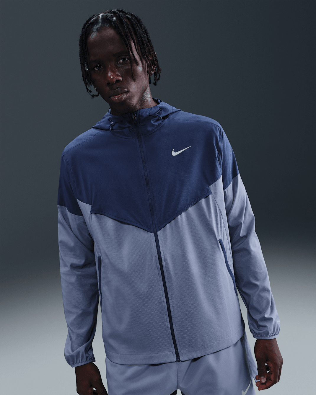 Nike Impossibly Light Windrunner Laufjacke (Herren) - Blue Void/Blue Void/World Indigo
