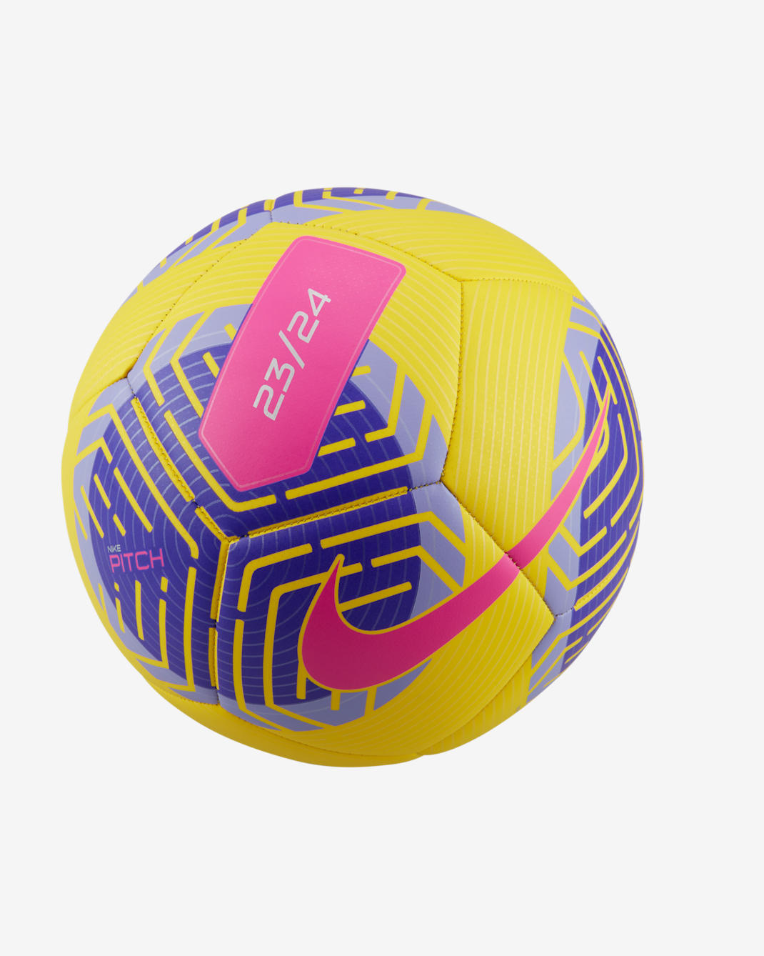 Balón de fútbol Nike Pitch - Amarillo/Morado/Magenta