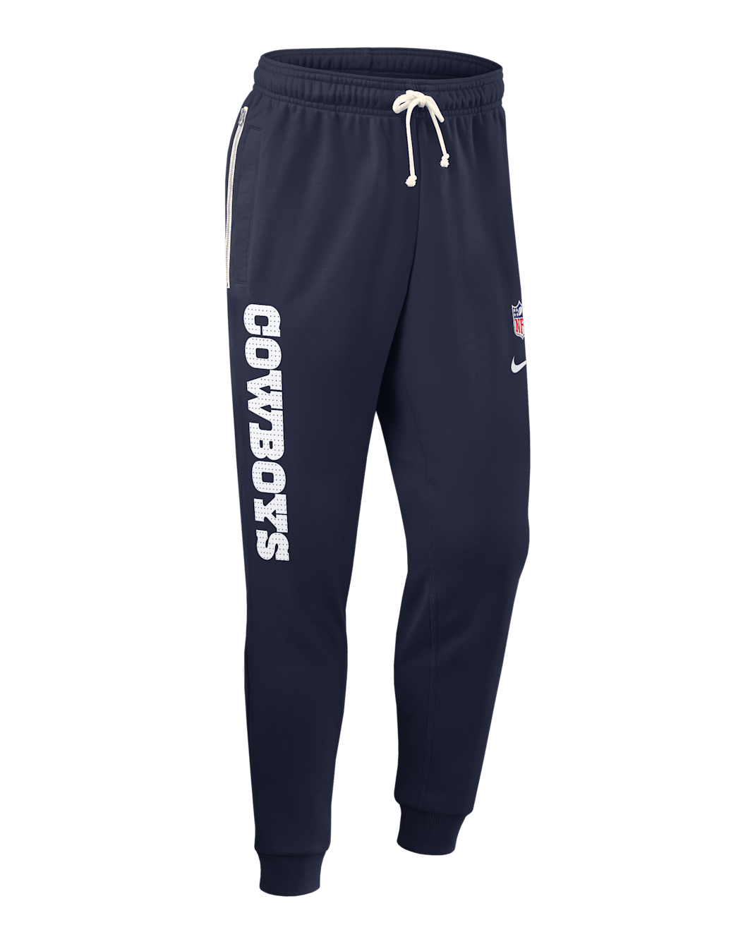 Pants Nike Dri-FIT de la NFL de pierna entallada para hombre Dallas Cowboys Ground Game Sideline - Azul marino