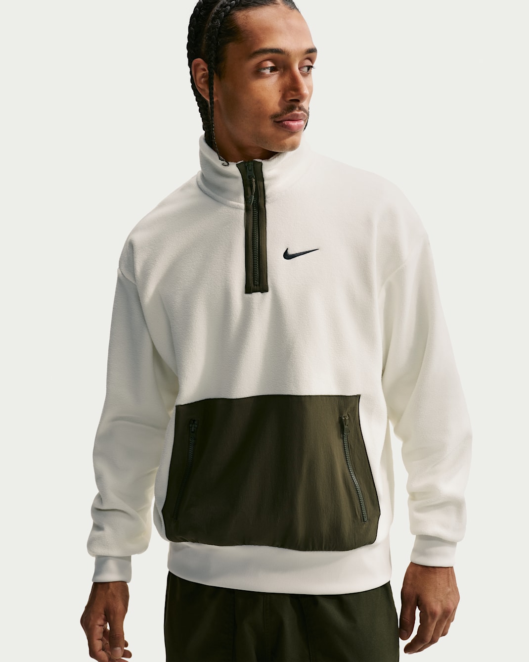 Nike Sportswear top van polarfleece voor heren - Sail