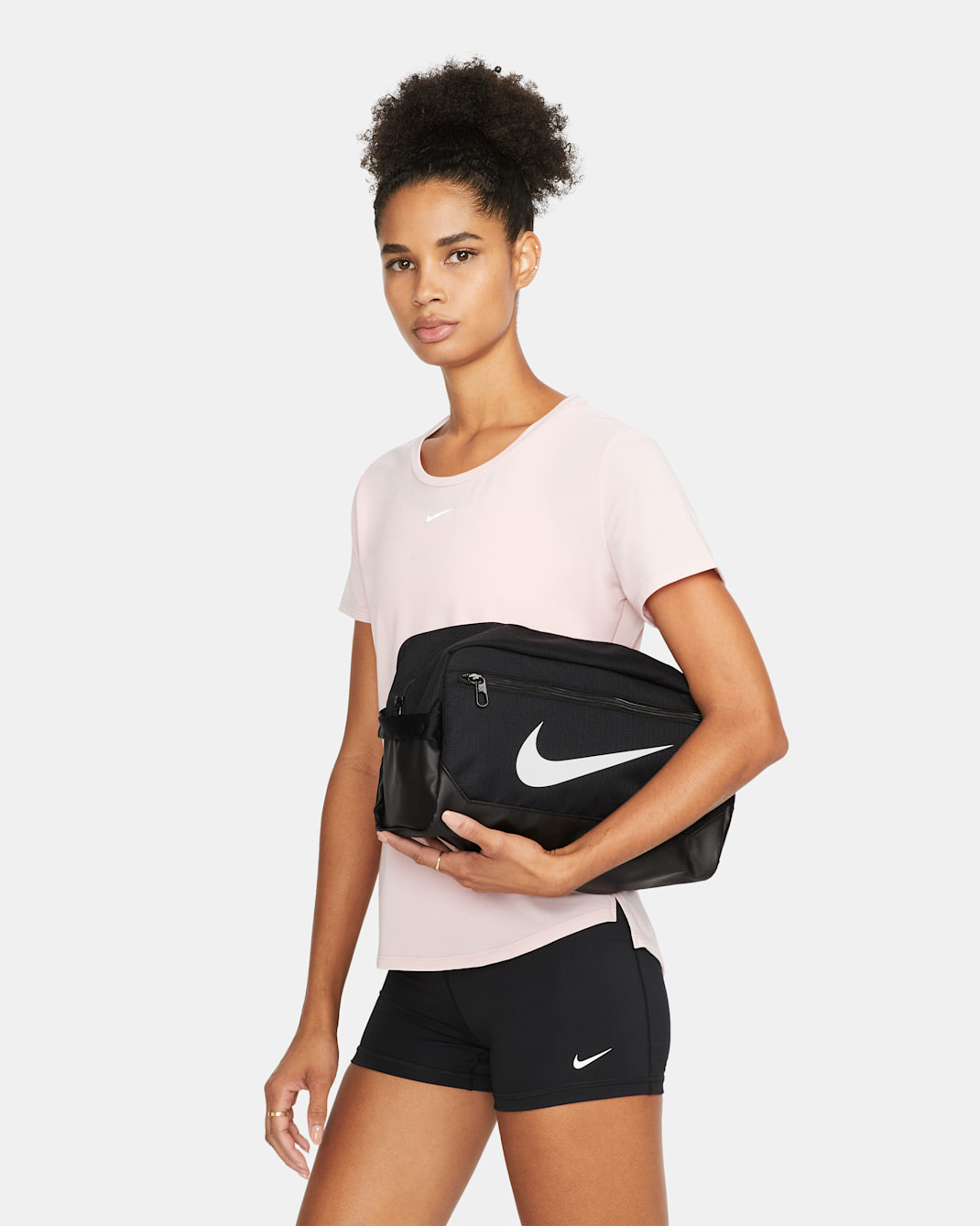 Sac à chaussures de training Nike Brasilia 9.5 (11 L) - Noir/Noir/Blanc