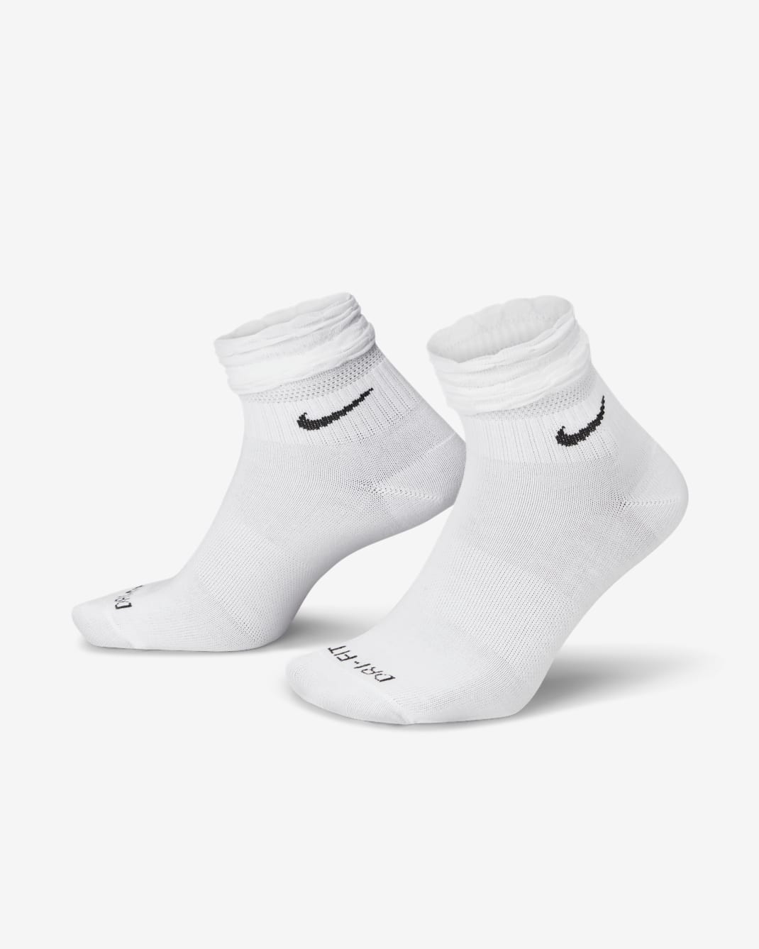 Calcetines de entrenamiento al tobillo Nike Everyday - Blanco/Negro