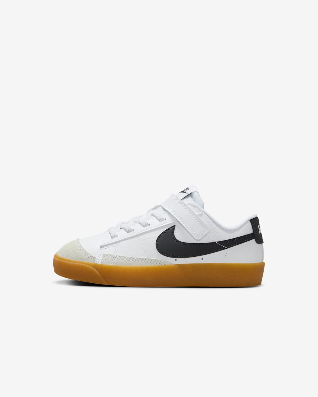 Nike Blazer Low '77 Younger Kids' Shoes - White/Gum Light Brown/Anthracite