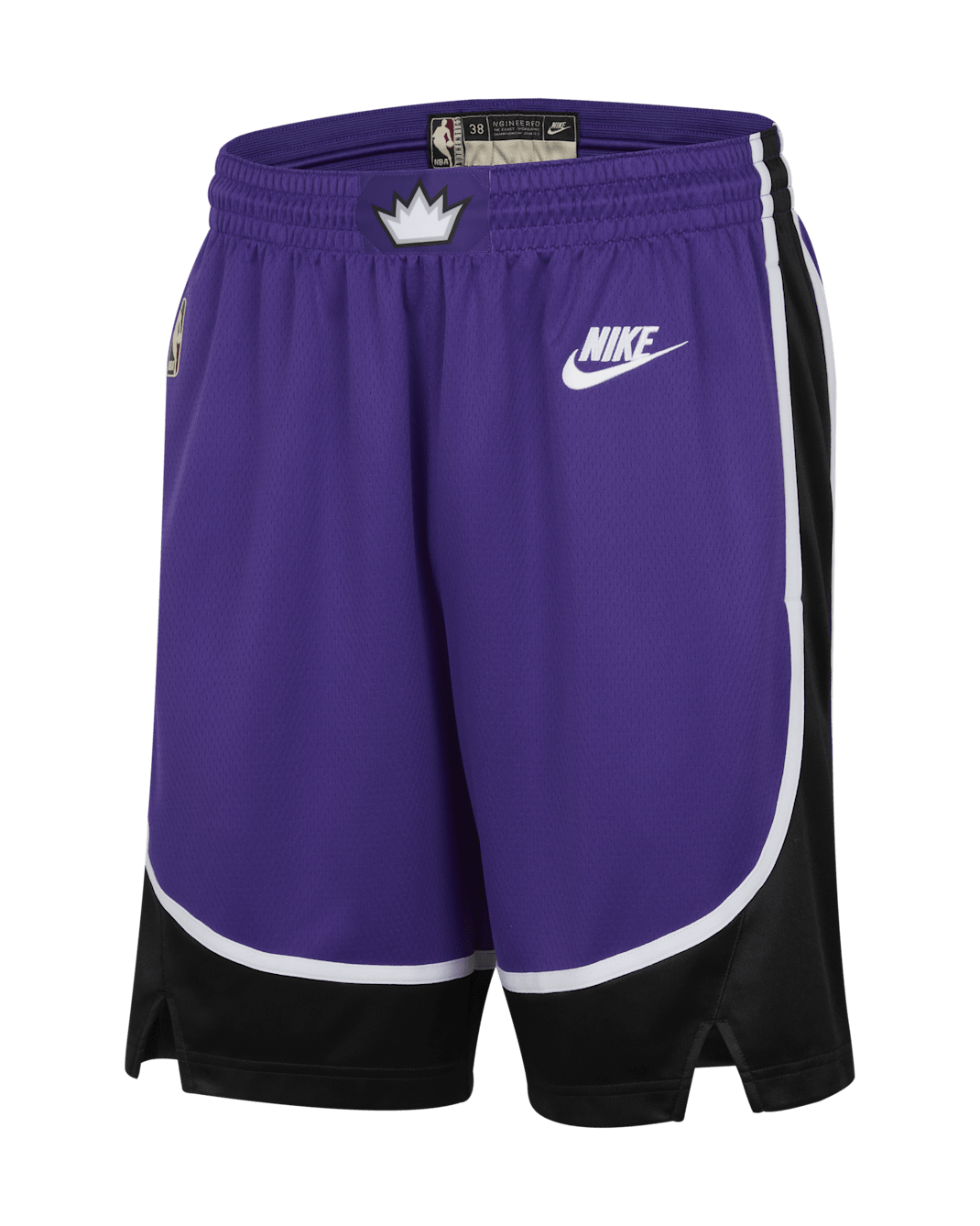 Sacramento Kings 2024/25 Hardwood Classics Men's Nike Dri-FIT NBA Swingman Shorts - Field Purple/White