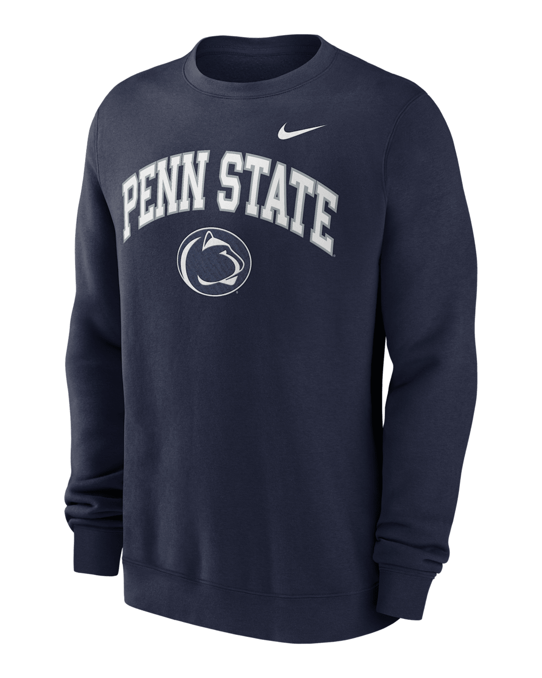 Penn State Arch Men's Nike College Pullover Crew - Navy