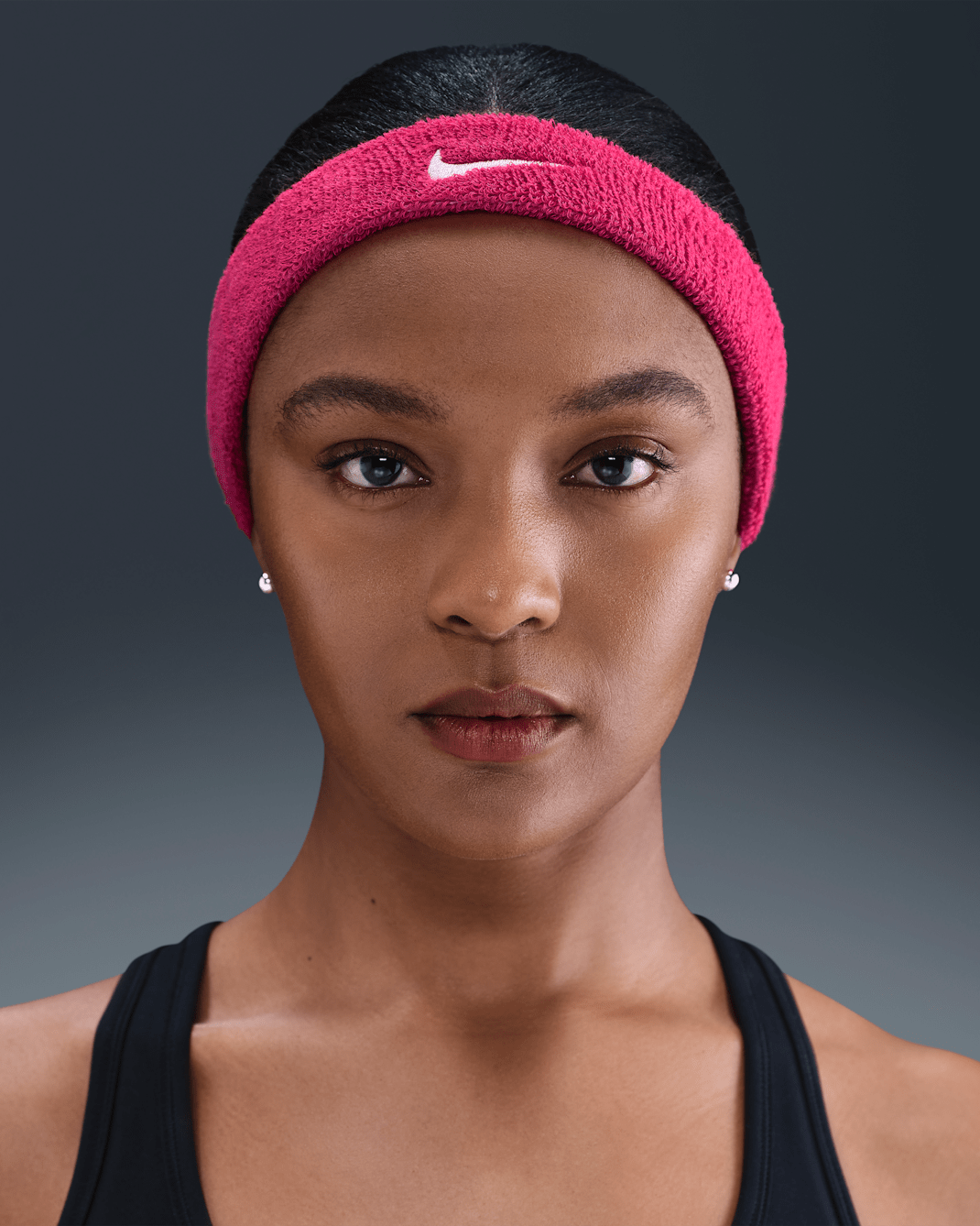 Nike Swoosh Classic Headband - Vivid Pink/White
